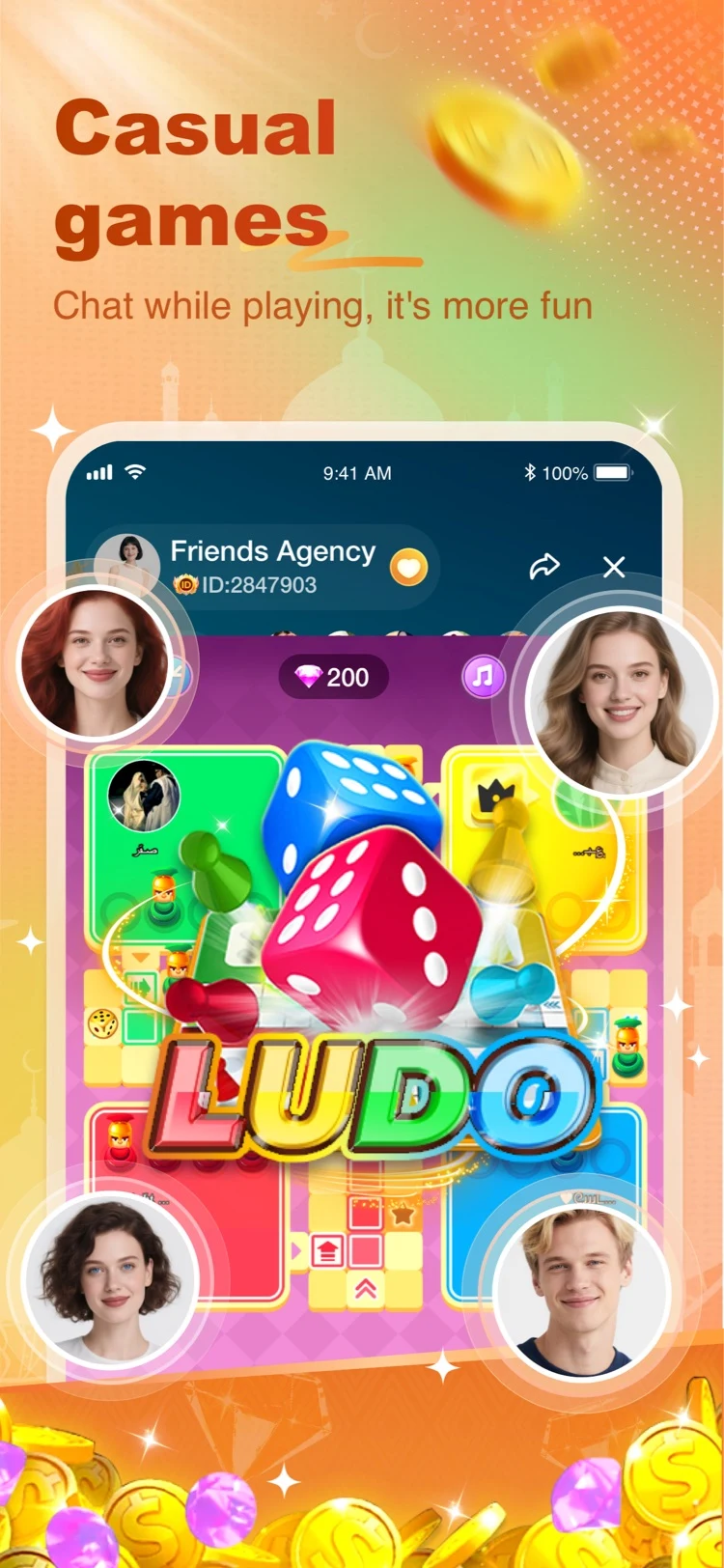 Waho - Live Stream, Voice Chat screenshot