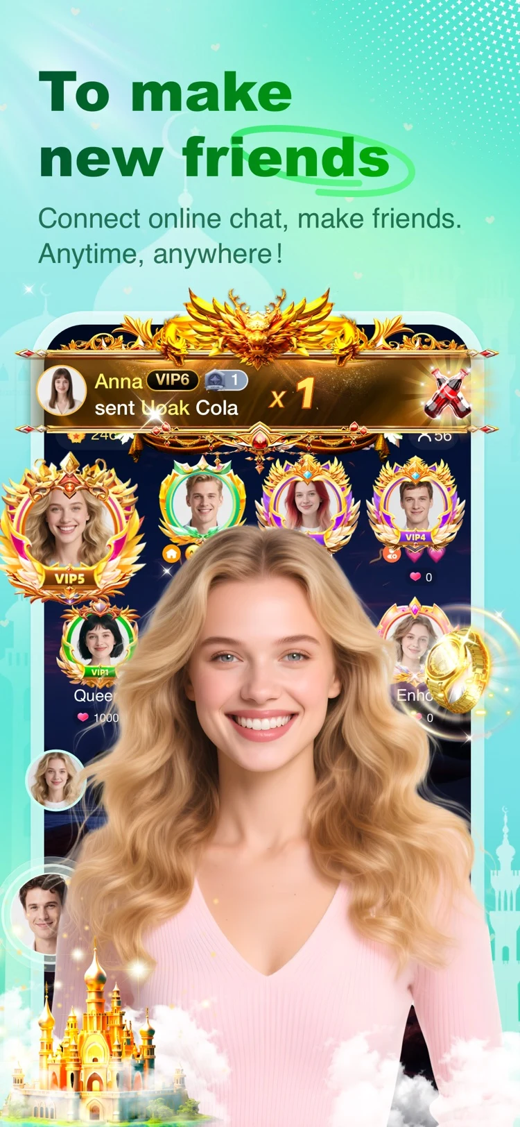 Waho - Live Stream, Voice Chat screenshot