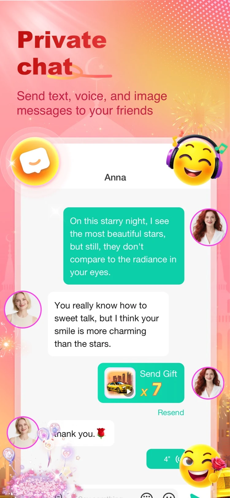 Waho - Live Stream, Voice Chat screenshot