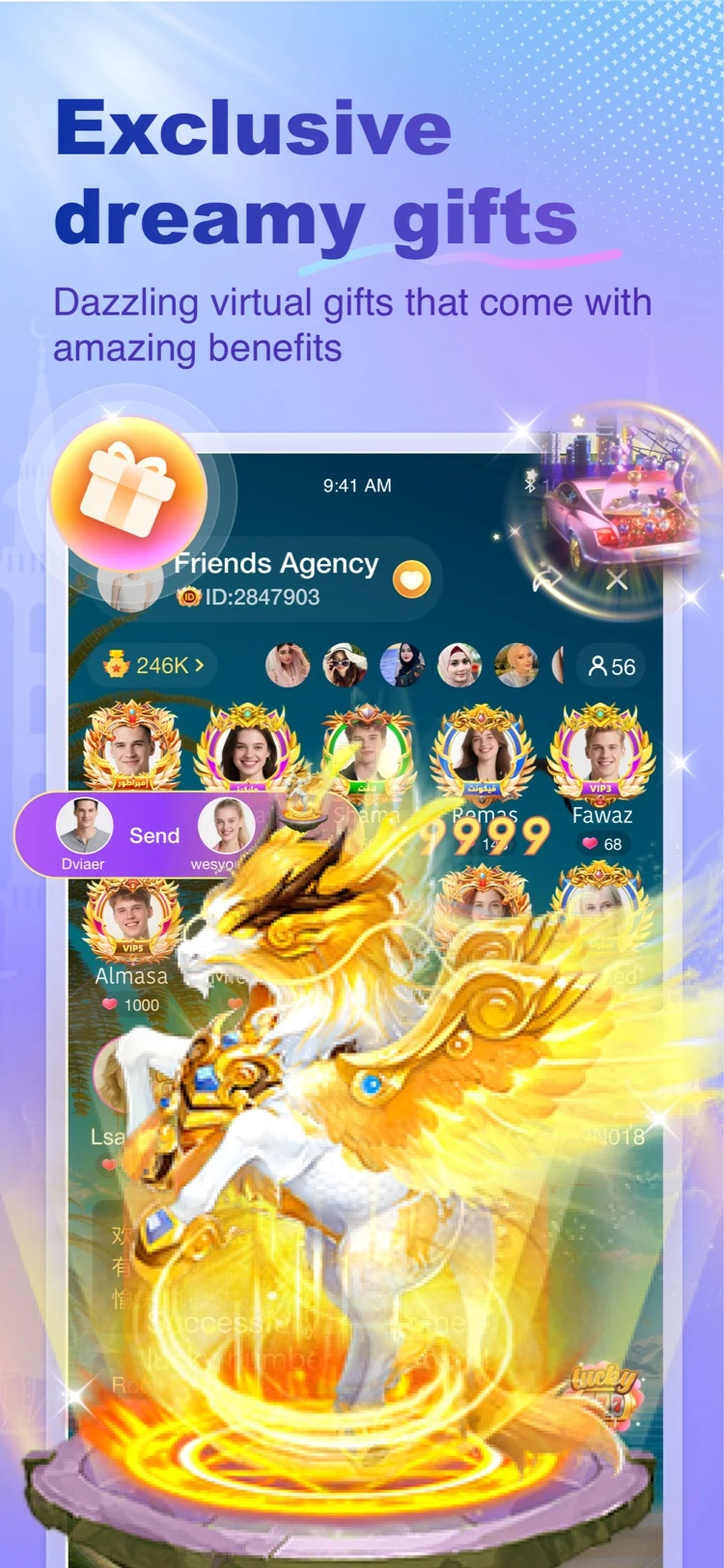 Waho - Live Stream, Voice Chat screenshot